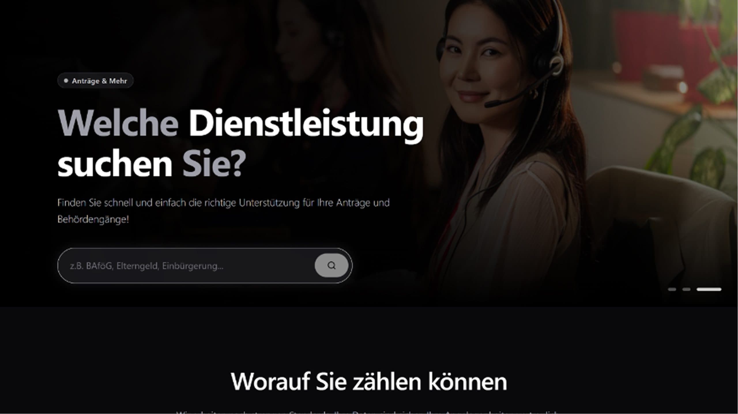 Infinity Dienstleistung desktop